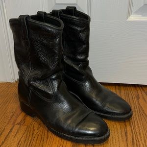 Vintage Harley Davidson Romper riding boots
